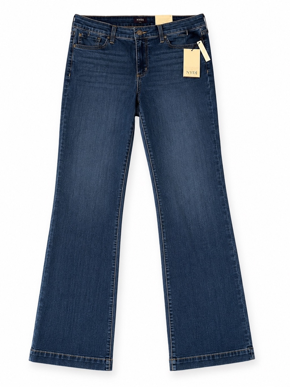NYDJ Wide Leg Jeans in Deep Indigo Teresa Trouser